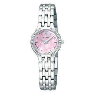 Pulsar Ladies Stainless Steel Watch with 36 Swarovski® Crystals and