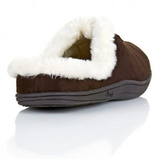 Tony Little Cheeks® Footlover Cozy Slippers with Faux Fur Trim   Men