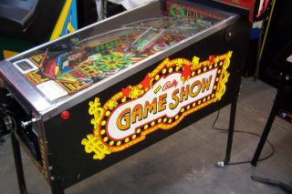 GAME SHOW PINBALL MACHINE COIN OPERATED ARCADE GAME FAMILY FUN