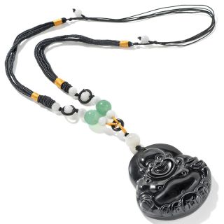Rarities Fine Jewelry with Carol Brodie Black Onyx Carved Buddha 1