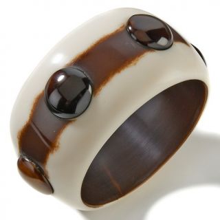 145 474 bajalia bajalia hannah cream and chocolate color bangle