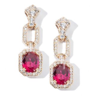 151 869 jean dousset absolute 5 08ct created ruby drop earrings note