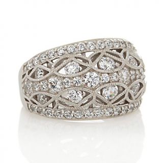 Jewelry Rings Band Wide Xavier 1.52ct Absolute™ Pavé