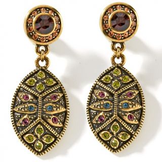 153 506 heidi daus heidi daus byzantine beauty crystal drop earrings