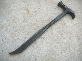  JACOBS BARBED WIRE FENCE HAMMER   FORGED STEEL   1934 PATENT FARM TOOL