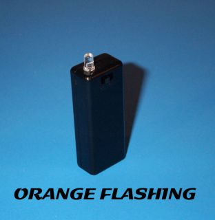 Fake Car Alarm LED Light Orange Blinking AAA Battery