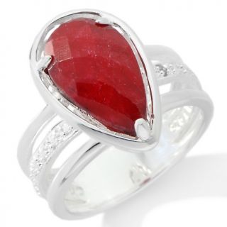 155 018 silver destinations silver destinations 3 2ct red corundum