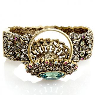 Heidi Daus Crystal Swarovski Jeweled Womens Bangle Bracelet