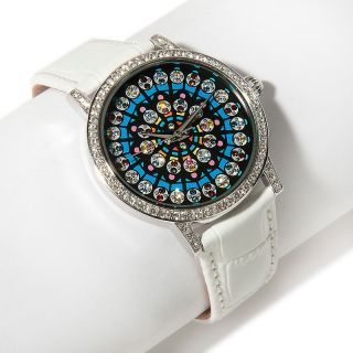 155 936 victoria wieck victoria wieck crystal pave rose window dial