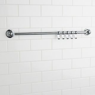 154 649 everloc 20 suction cup towel rail with 5 hooks rating be the