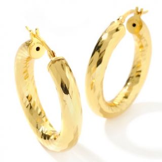 164 285 bellezza jewelry collection antonia diamond cut hoop earrings