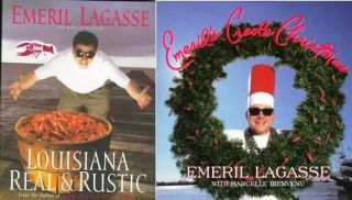Emeril Lagasse Cookbooks Signed Real Rustic Creole Christmas