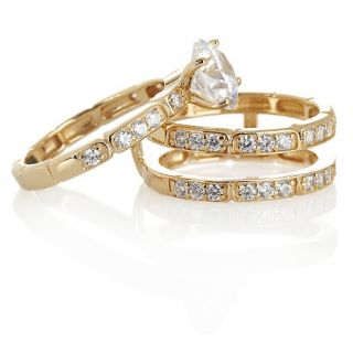 Jean Dousset 2.68ct Absolute Solitare Ring and Band Set at