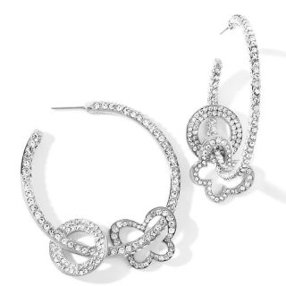  outside hoop earrings with four removable charms rating 168 $ 19