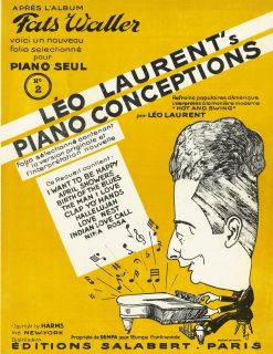 Fats Waller Leo Laurent Piano Conceptions Vol2 French