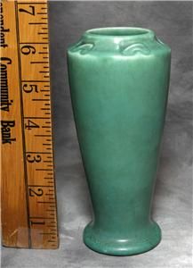 Vtg 1928 Rookwood Matte Green Vase # 2112 Arts & Crafts 6 1/4
