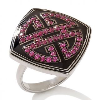 173 053 sima k 1ct rhodolite sterling silver longevity ring rating 3 $