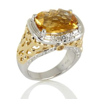  94ct citrine and white topaz 2 tone ring rating 1 $ 179 95 or 4