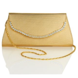167 117 rita hayworth collection retro gold clutch with crystals and