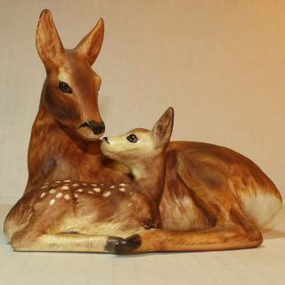 Goebel 35 001 11 Doe Fawn Deer Large Animal Figurine w Germany TMK5