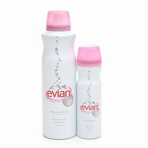 Evian Spray Brumisateur Mineral Water + Travel Size 5 oz (150 ml)