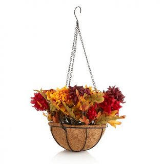 187 595 fall harvest mums berries led hanging basket rating 1 $ 44 95