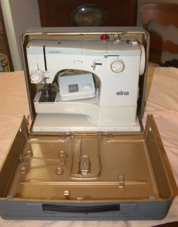 Vintage Elna 62C Supermatic Sewing Machine   Foot Pedal   Case