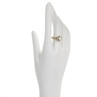 Victoria Wieck Absolute™ Round Solitaire Pavé Eternity Infinit at