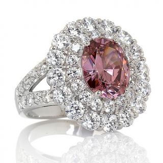 Jean Dousset Absolute Simulated Pink Tourmaline Ring