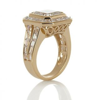 Jean Dousset Absolute Radiant Square and Baguette Ring at
