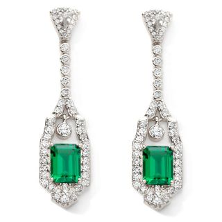 193 031 absolute 4 42ct simulated emerald drop earrings note customer