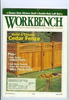   Magazine Build Classic Cedar Fence Drill Press Table Fence Posts