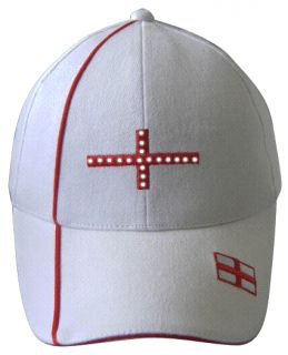 England Football Fan Hat w Flash Light Supporter Cap for UEFA Euro