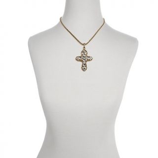 Real Collectibles by Adrienne® Indo European Jeweled Cross Enh at