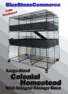 New 3 Level 2x3 Guinea Pig Large Enclosed Pet Cage