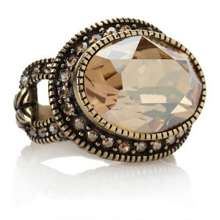 215 228 heidi daus be linked in crystal accented oval ring note