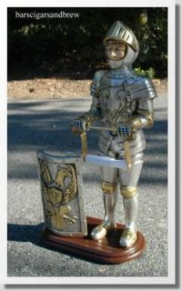 Silver Chrome Knight Toilet Paper Holder King Arthur Statue Royal Loo