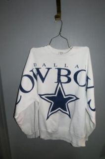 Vtg Cliff Engle Dallas Cowboys Sweatshirt Unisex Size 4XL