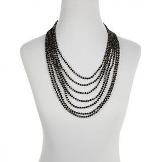 Colleen Lopez Soiree Multi Row 24 Beaded Necklace