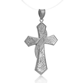 223 807 michael anthony jewelry footprints sterling silver cross