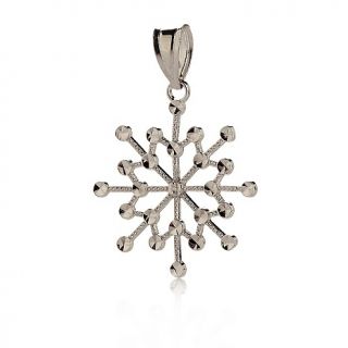 223 359 michael anthony jewelry diamond accented snowflake sterling
