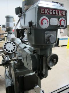 Excello Model 602 Vertical Mill