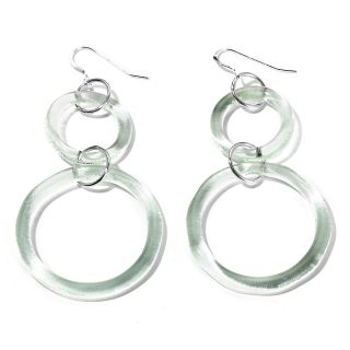 227 867 coca cola coca cola recycled bottle double circle earrings