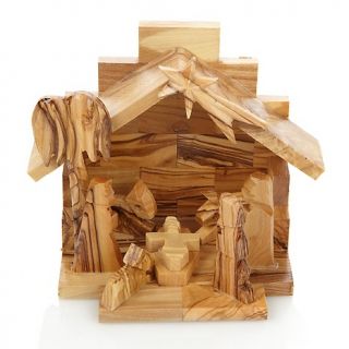 Home Seasonal Holiday Decorations Nativity Bajalia Olive Wood