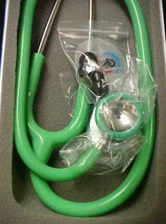 Stethoscope Dual Head Nursing Kelly Green Nurse 22 New