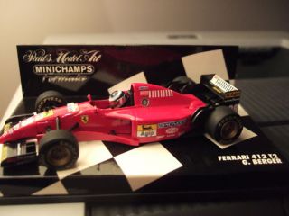 F1 Minichamps Ferrari 412 T2 Race G Berger 1 43