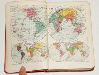 Philips, Handy Volume Atlas of the World, contains 80 maps,