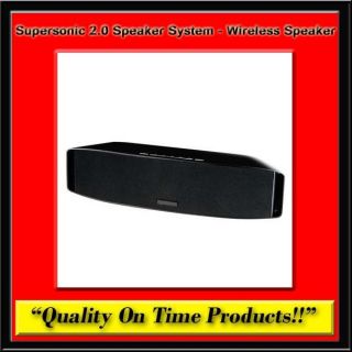  Speaker System 30W RMS Wireless Black Portable Stereo Audio PC