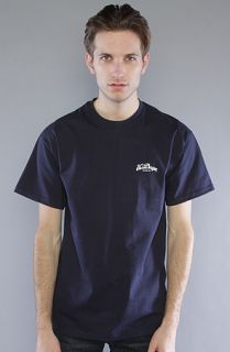 10 Deep The Big Script Tee in Navy Concrete