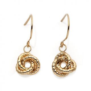 232 663 michael anthony jewelry 10k yellow gold love knot earrings